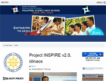 Tablet Screenshot of cvc.pshs.edu.ph